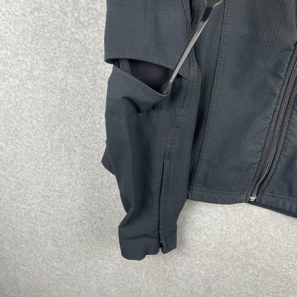 Vintage Nike Jacket Womens Medium Black Full Zip Sphere Dry Track Running - Picture 8 of 16